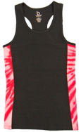 Ladies Tye Dye Sides Racer Back
