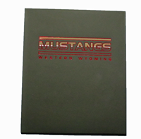 Black Soft Touch Mustangs Folder