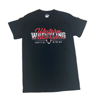 Black Wrestling Tee