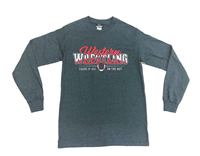 Charcoal Wrestling Long Sleeve Tee