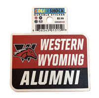 Color Shock Durable Sticker Alumni