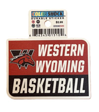 Color Shock Durable Sticker Basketball