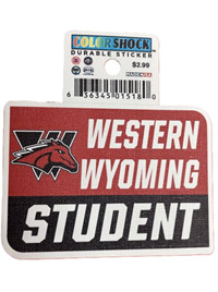 Color Shock Durable Sticker Student