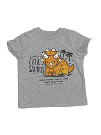 INFANT CUTIE-CERATOPS ATHLETIC TEE