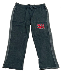 Ladies Charcoal Crop Pant