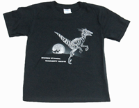 Raptor Moon Dinosaur T-Shirt
