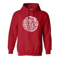 Volleyball Red Hoodie