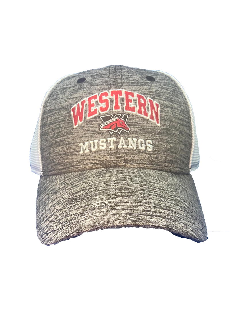 Western Mustangs Heather Black Hat
