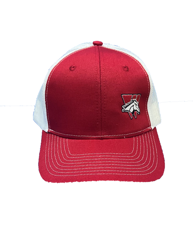 Western Red And White Baseball Cap (SKU 1038125013)
