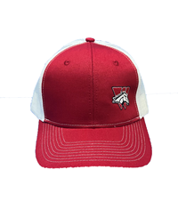 Western Red And White Baseball Cap