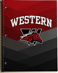 Western Red Grey Notebook