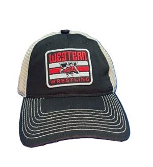WESTERN WRESTLING SQUARE PATCH HAT