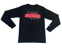 Western Wyoming Black Long Sleeve Tee