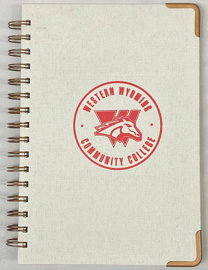 Western Wyoming Community College Woven Paper  Notebook (SKU 1038207314)