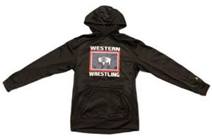 Wrestling Wyo Flag Hoodie