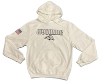 WYOMING HOODIE W\FLAG